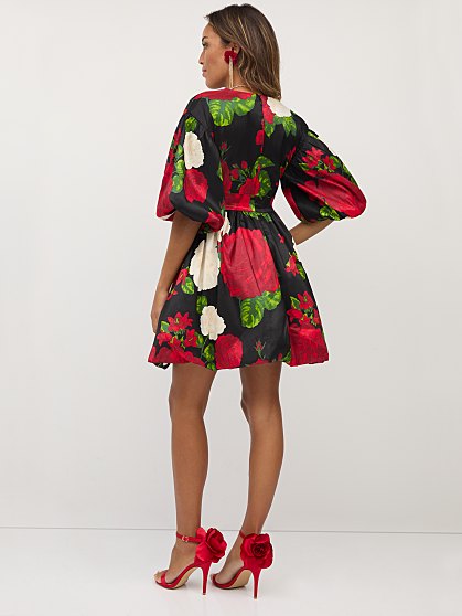 99.95 ROSE PRNT FLARE DRS