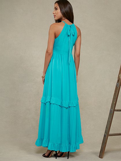 79.95 HALTER RUFFLE MAXI