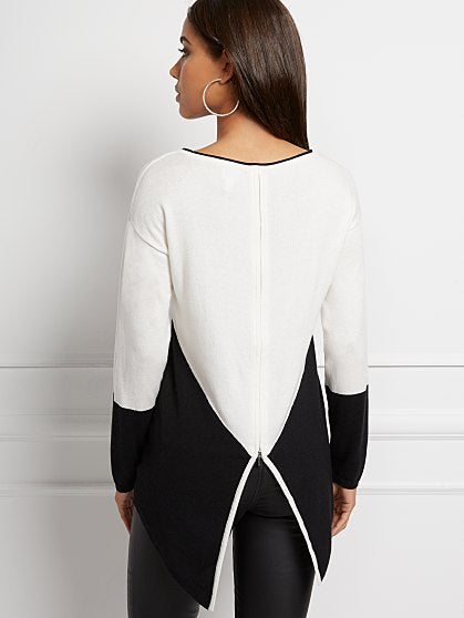 49.95 ZIP BACK P/O CL/BLK