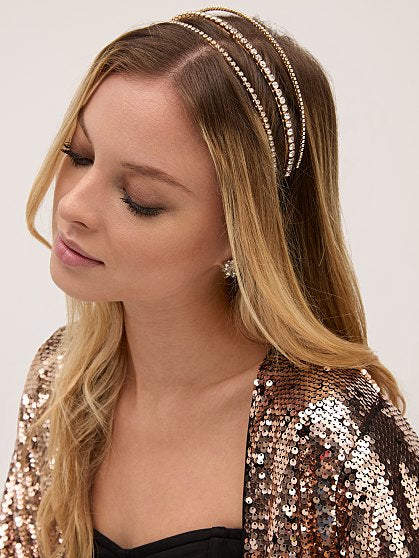 19.95 3 ROW METAL HEADBAN