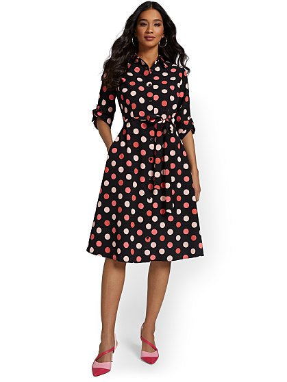 89.95 MULTI DOT SHIRT DRE