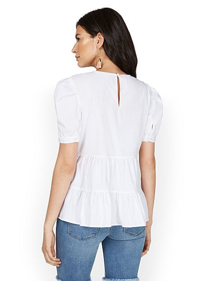 59.95 ELBOW POPLIN SHIRT