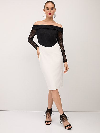 89.95 LACE OTS DRESS