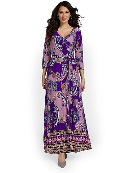 89.95 WRAP MAXI-PAISLEY