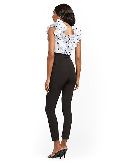 99.95 DOT RUFFL TOP JMPST