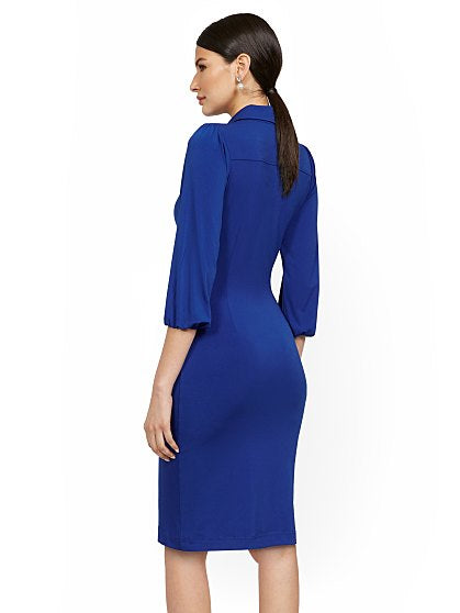 69.95 SHIRRED SHIRTDRESS